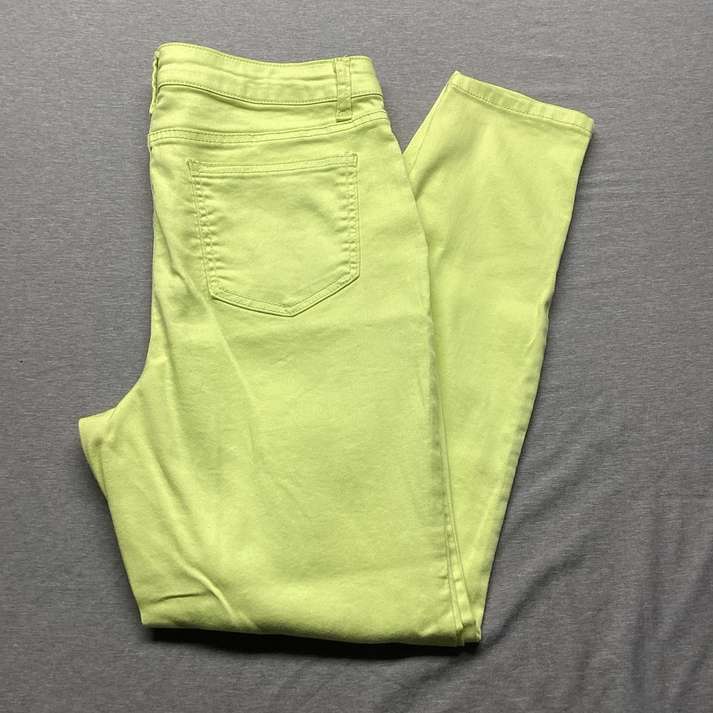 Needle & Cloth Women's Skinny Ankle Size 10 Lime Green
